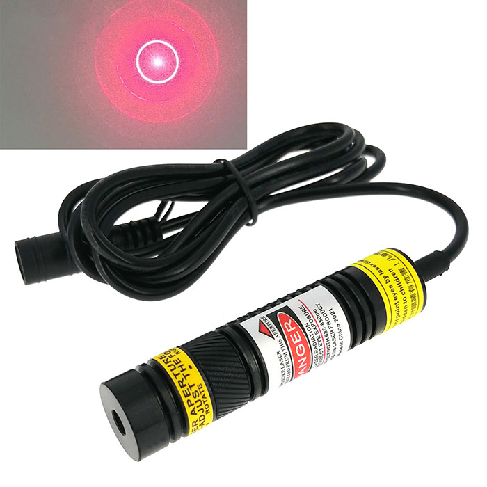650nm 50mW~100mW Red Special Laser Circular Grating Module 3D Projection Laser Lamp φ16*68mm - Click Image to Close